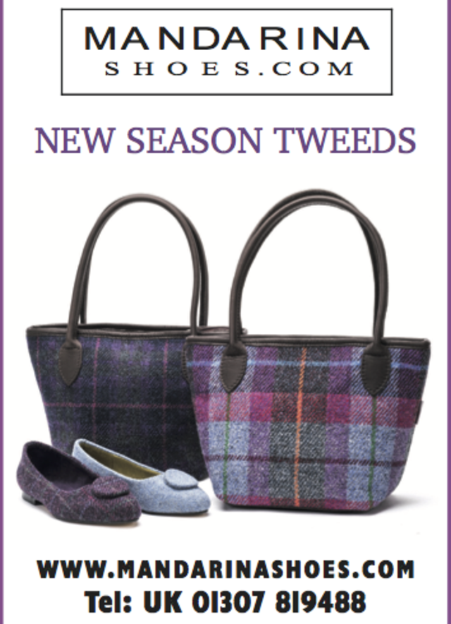 New season tweed shoes and bags
