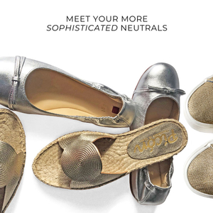 Metallic Summer Shoes - Steel the spotlight in silver, platinum and gold!