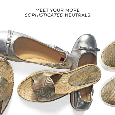 Metallic Summer Shoes - Steel the spotlight in silver, platinum and gold!