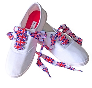 Union Jack shoe laces 