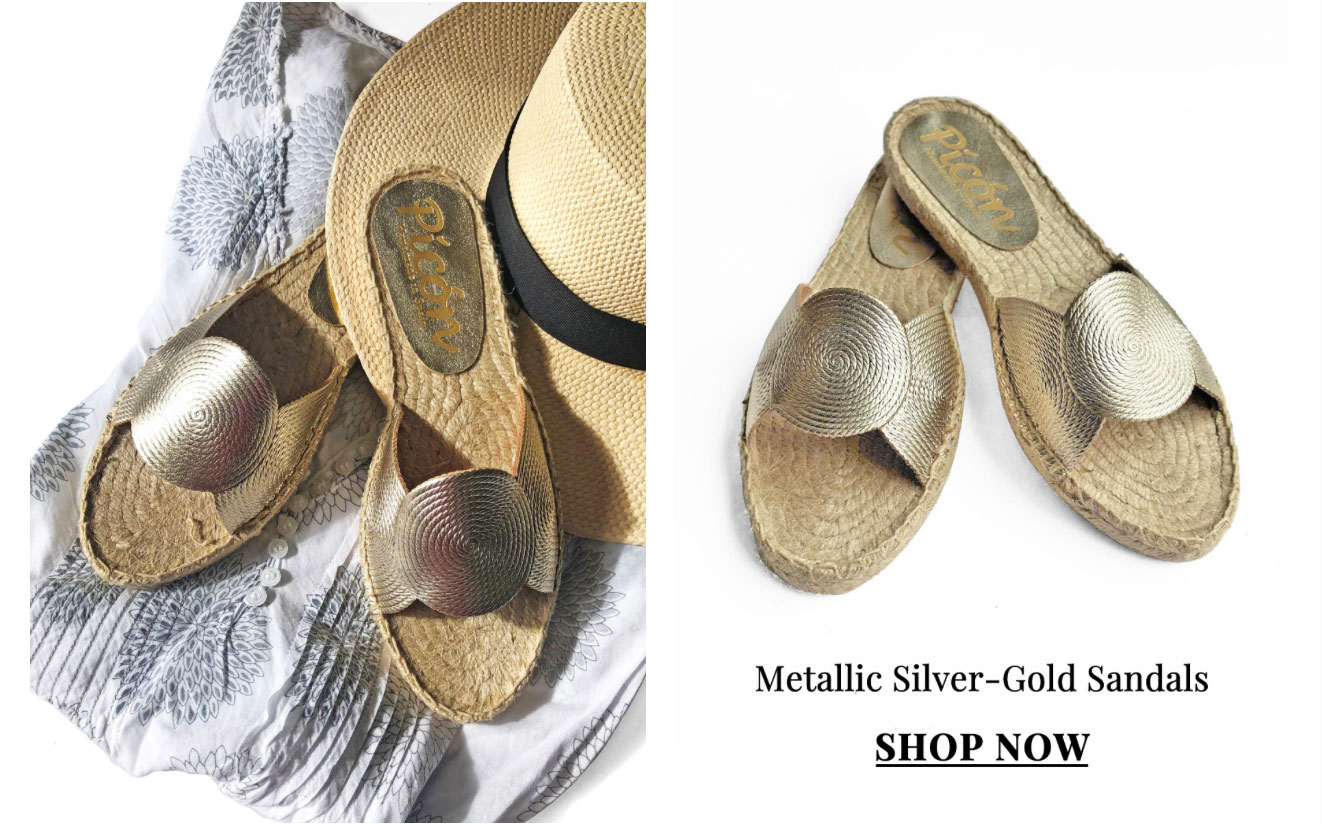 Metallic Gold Sandals